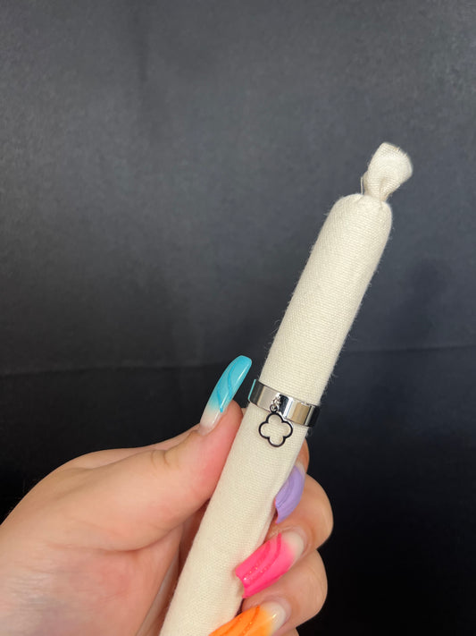 Bague Célia argentée trèfle