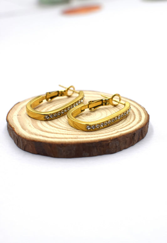 Boucles d’oreilles Alix doré 