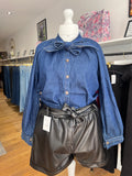 Chemisier en jeans