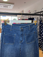 Jeans foncé coupe droite