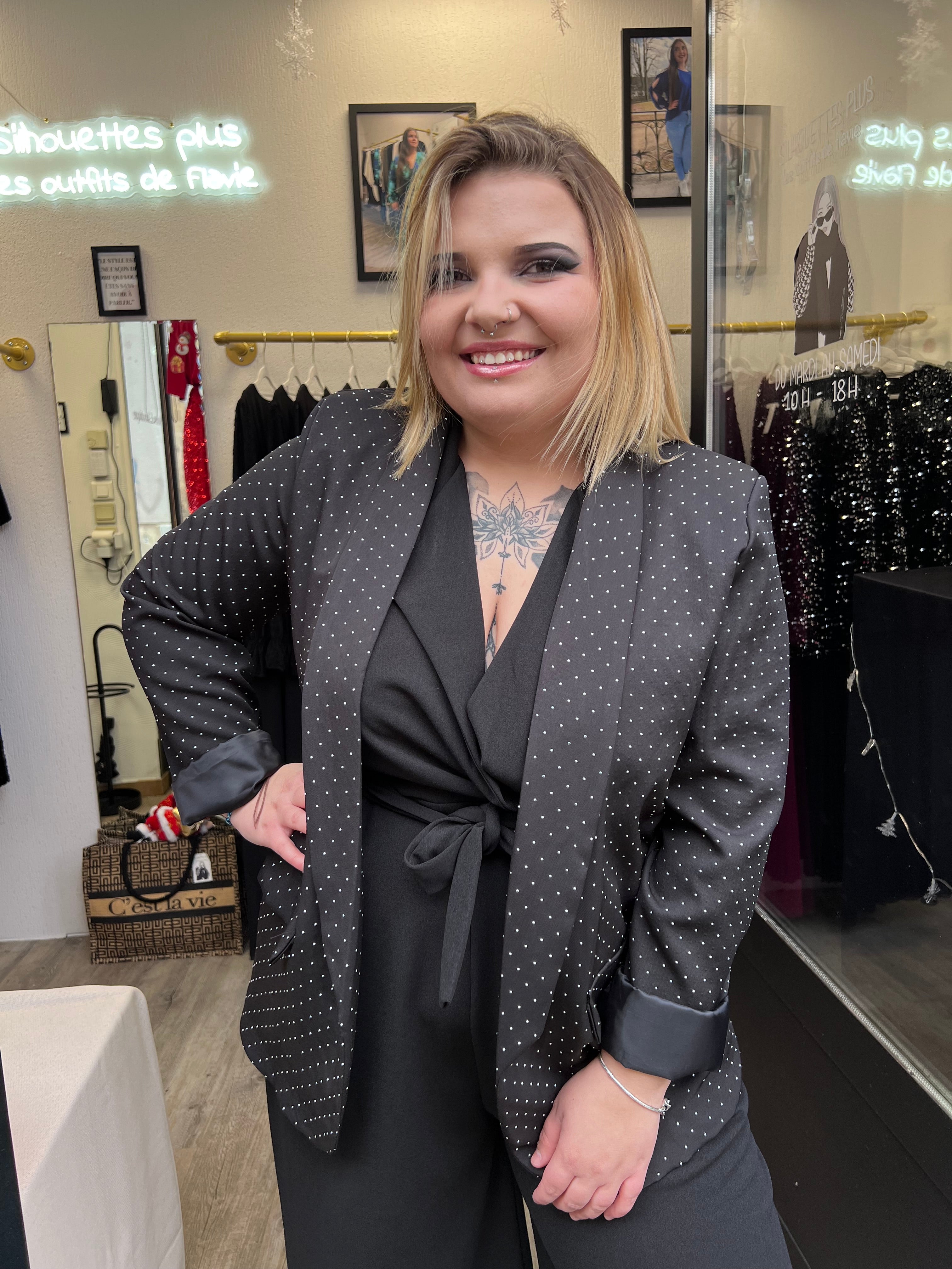 Blazer à paillettes