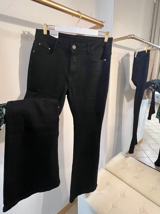 jeans noir pattes d’ef