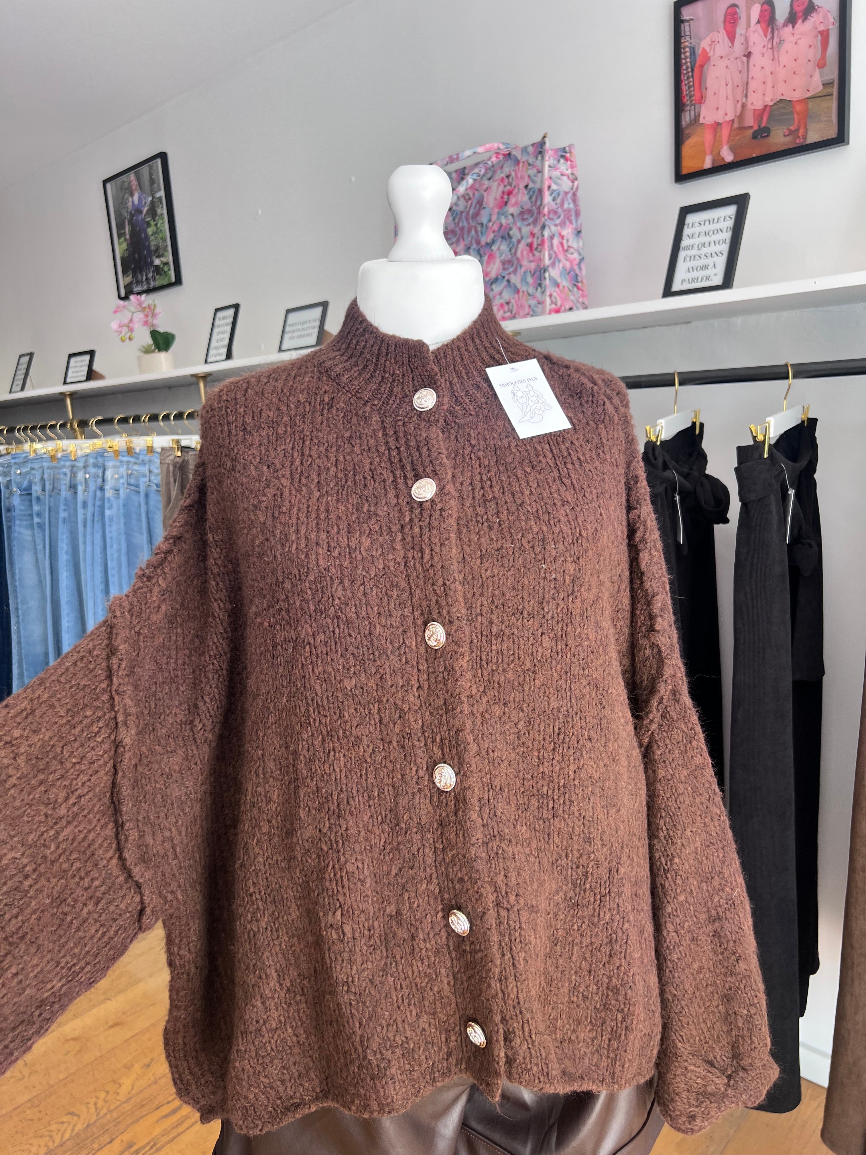 Gilet marron