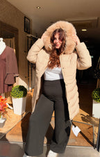 Doudoune beige