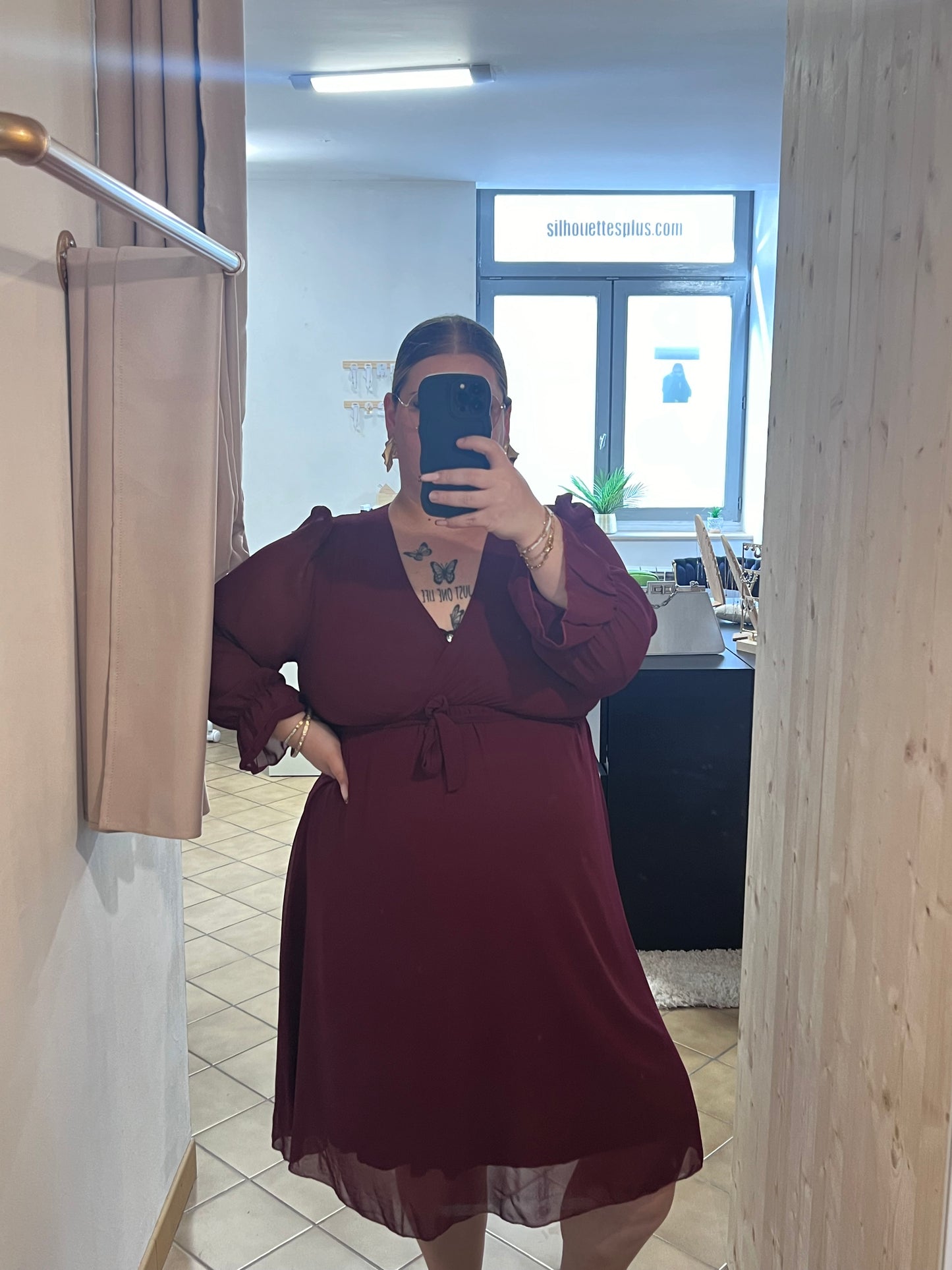 Robe bordeaux