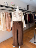 Pantalon velours marron