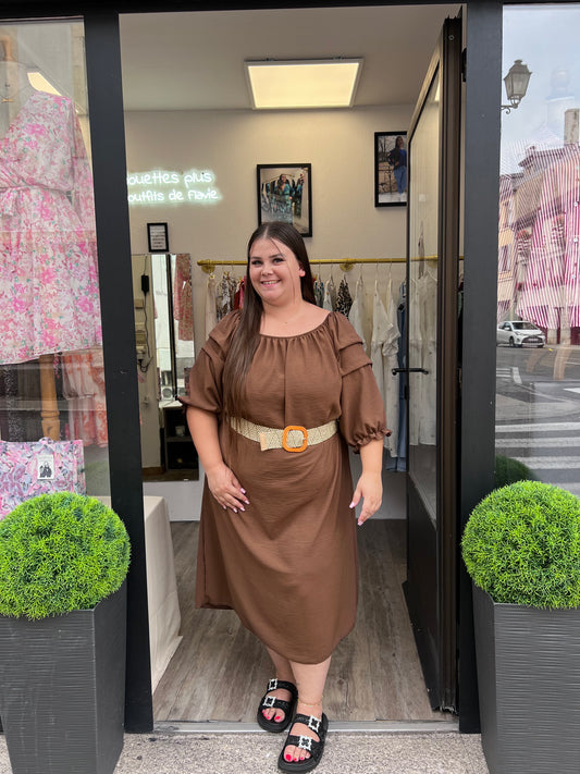 Robe marron