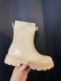 Bottines beige