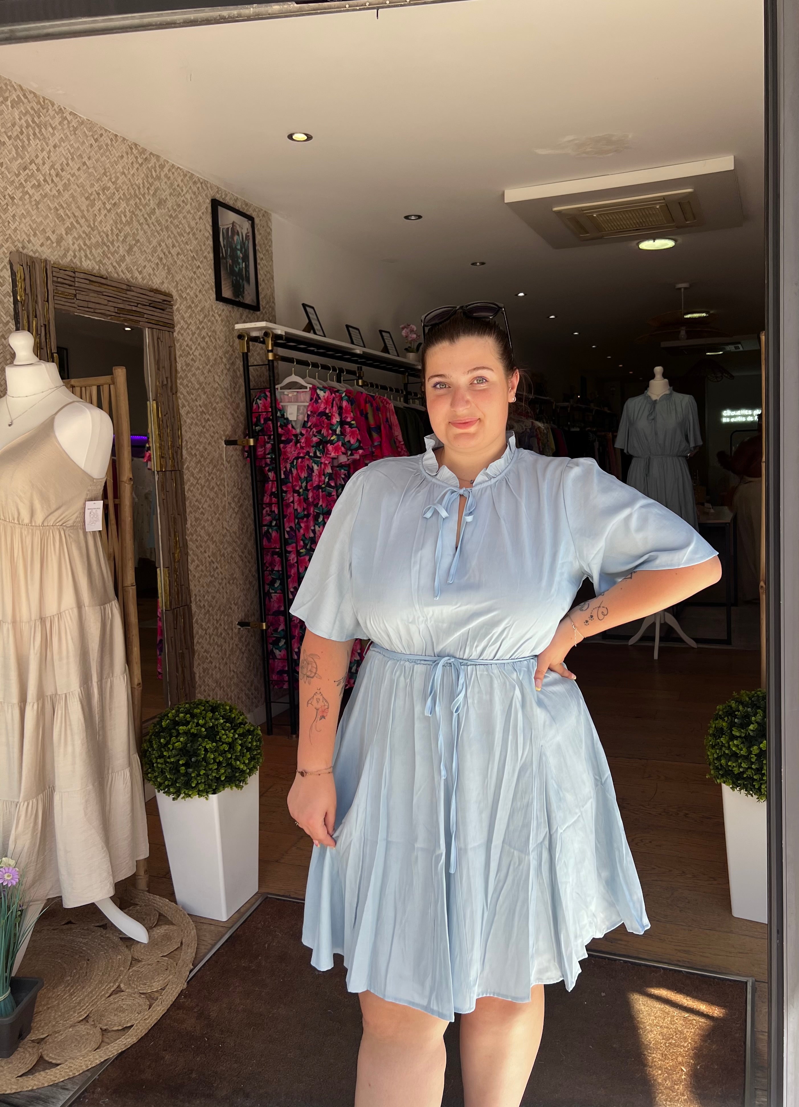 Robe bleu