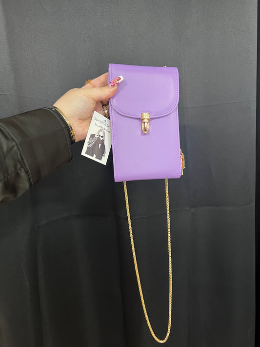 Porte feuille pochette violet