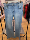 Jeans clair paillettes