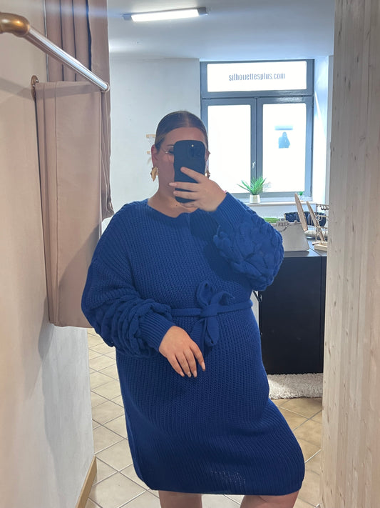 Robe pull bleu