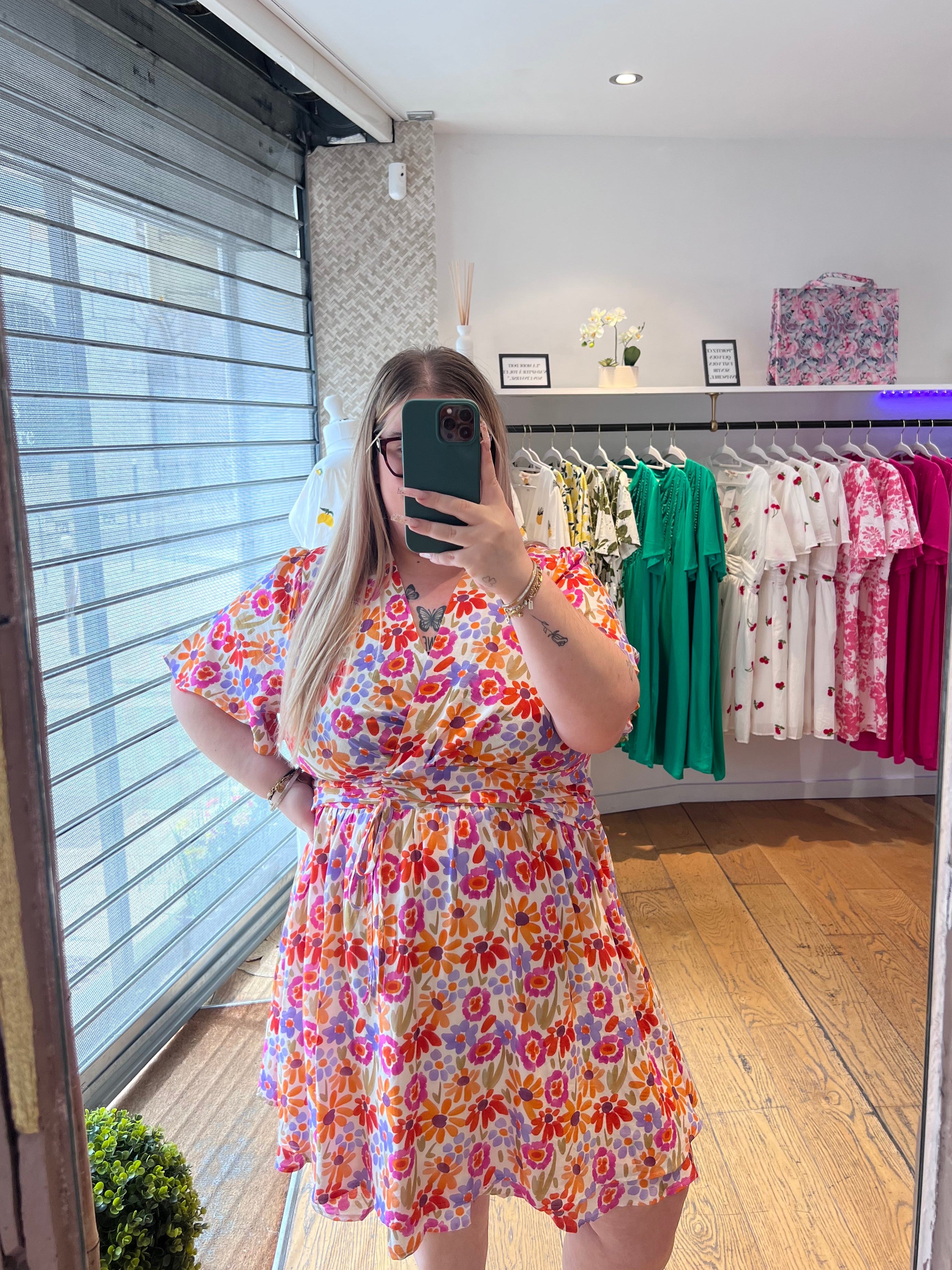 Robe à fleurs