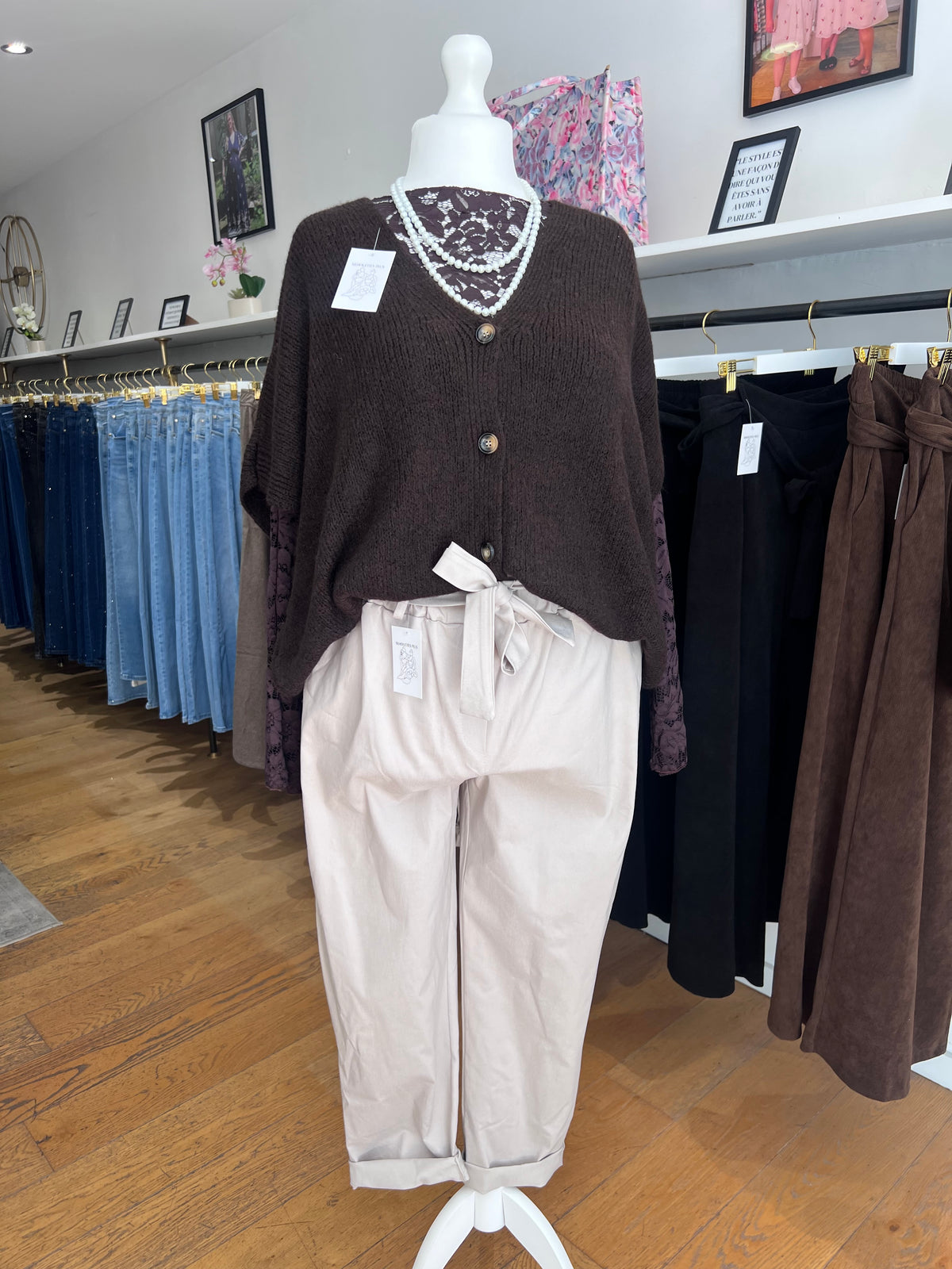 Pantalon beige