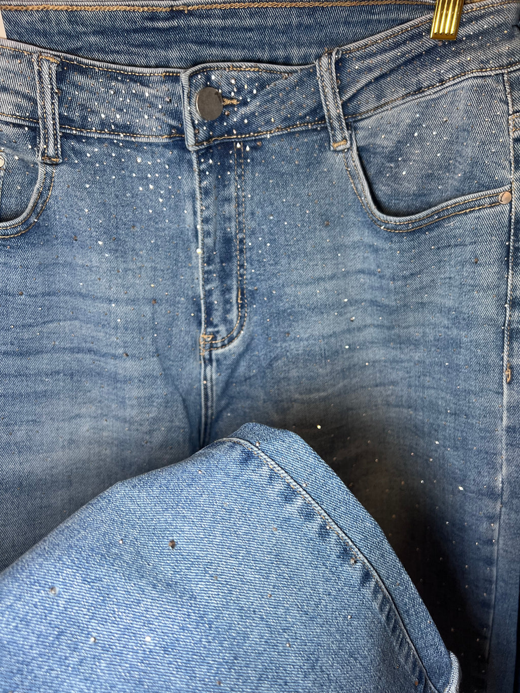 Jeans à paillettes