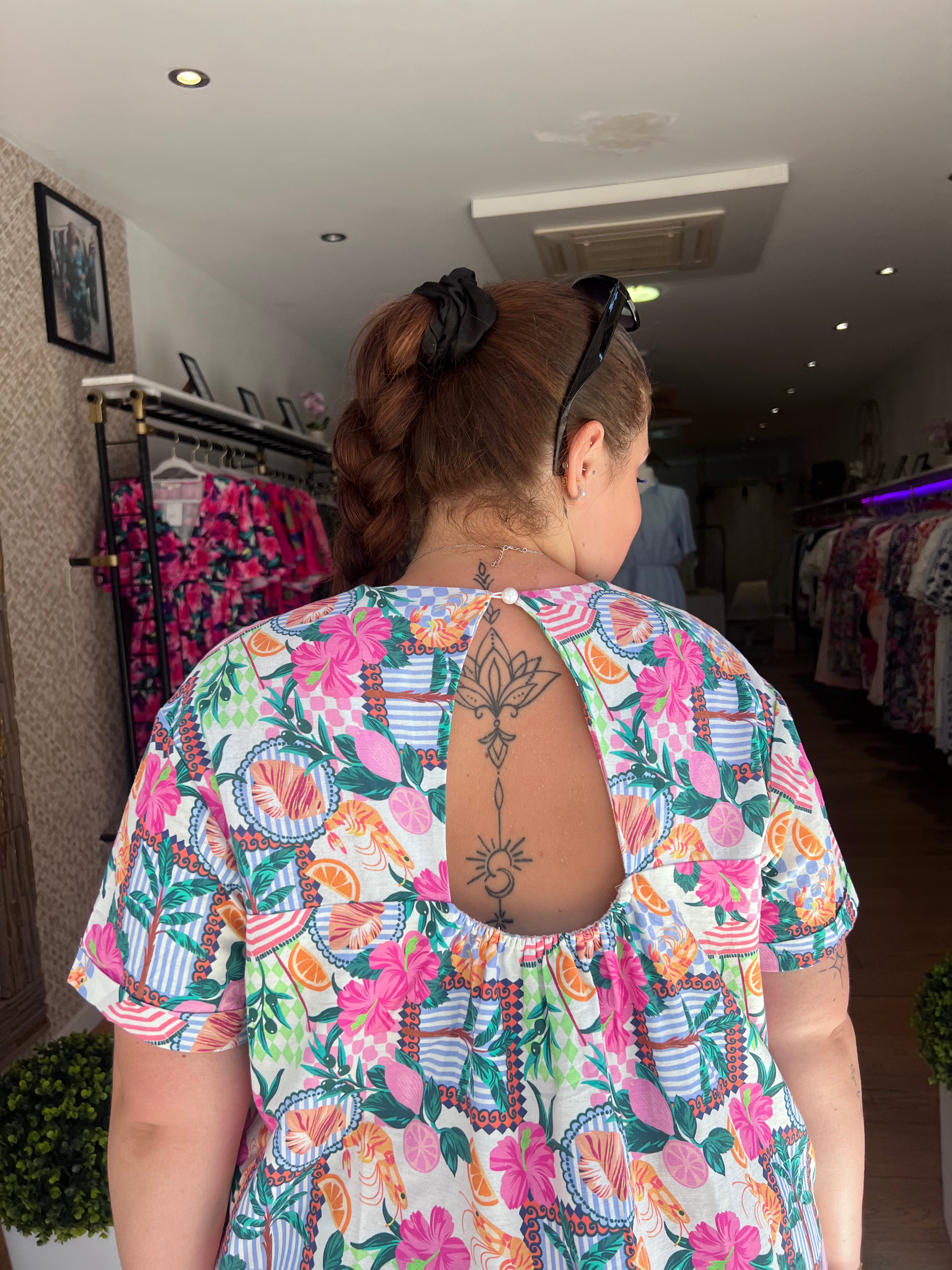 Robe short motifs