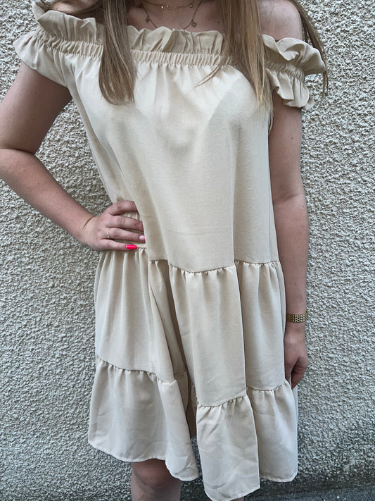 Robe beige PETITE TAILLE