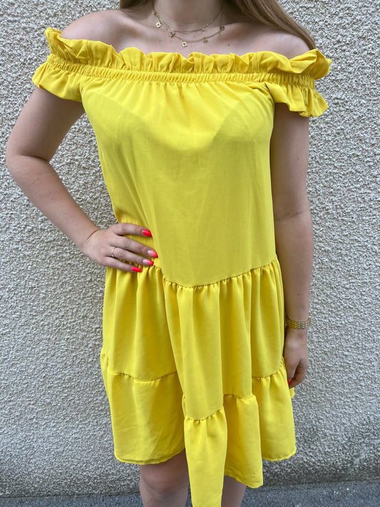 Robe jaune PETITE TAILLE